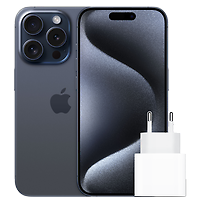 APPLE IPHONE 15 PRO 128GB+ADAPTER