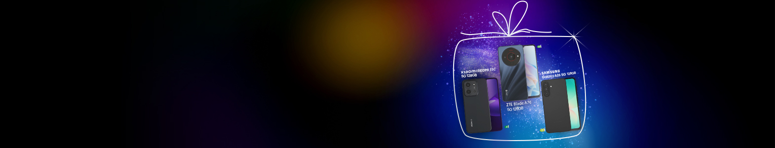 Вземи 5G смартфон за 0.50 € | 0.98 лв. в брой. С всеки план Unlimited
