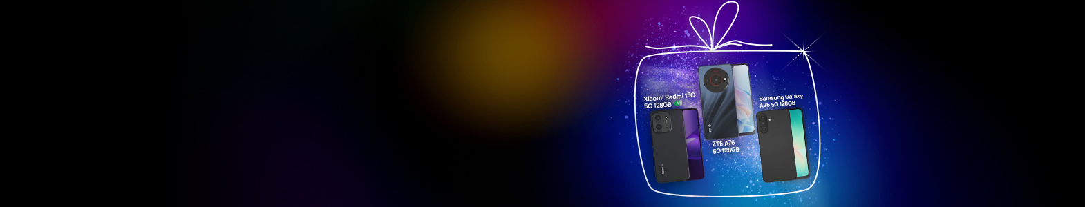 Вземи 5G смартфон за 0.50 € | 0.98 лв. в брой. С всеки план Unlimited