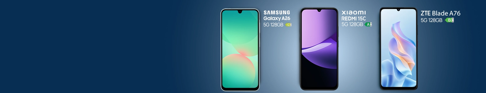 Вземи 5G смартфон за 0.50 € | 0.98 лв. в брой. С всеки план Unlimited