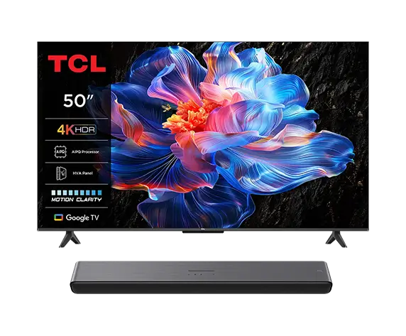 TCL 50P6K  + SOUNDBAR