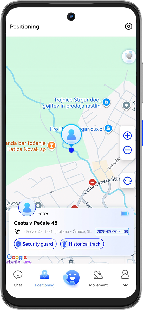Приложение Kids Watch 2 екран 1