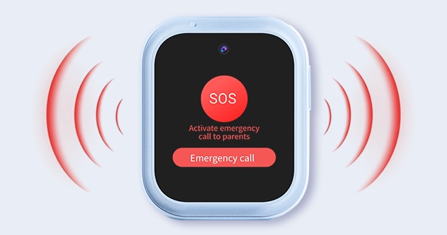 SOS бутон, за всеки случай - Vivacom Kids Watch 2 - мобилен екран
