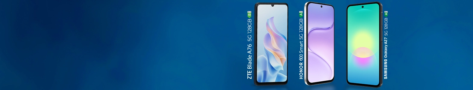 Вземи 5G смартфон за 0.50 € | 0.98 лв. в брой. С всеки план Unlimited