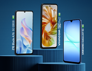 Вземи 5G смартфон за 0.50 € | 0.98 лв. в брой. С всеки план Unlimited - мобилен екран