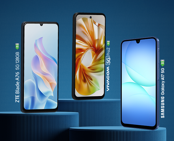 5G смартфон с план Unlimited само за 0.50 € | 0.98 лв. Само онлайн