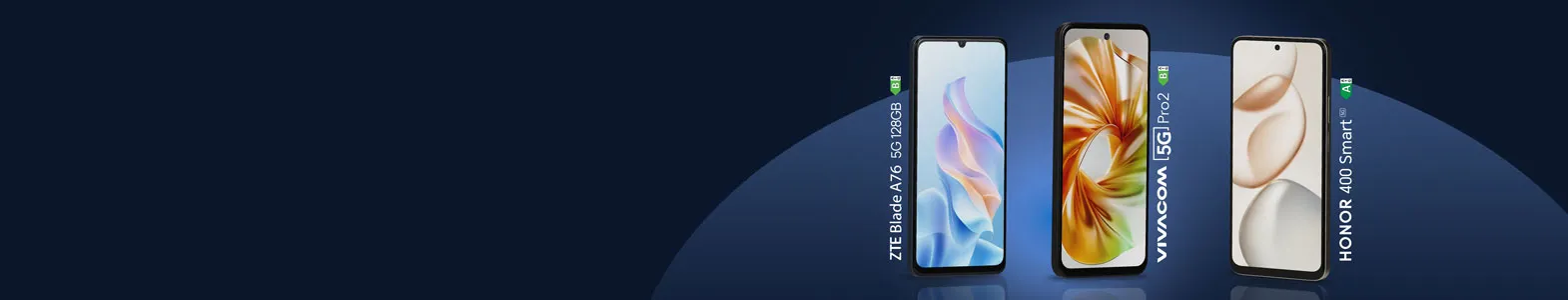 Вземи 5G смартфон за 0.50 € | 0.98 лв. в брой. С всеки план Unlimited