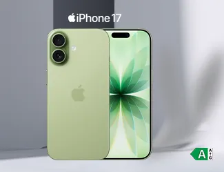 iPhone 17 на страхотна цена от 24.99 €/36 мес | 48.88 лв./36 мес.  - мобилен екран