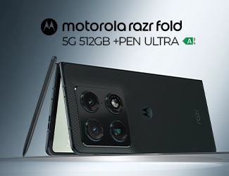 Вземи MOTOROLA RAZR FOLD 5G 512 +PEN ULTRA с до 300 € отстъпка с план Unlimited - мобилен екран