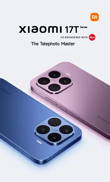 Новите модели Xiaomi 17T - мобилен екран