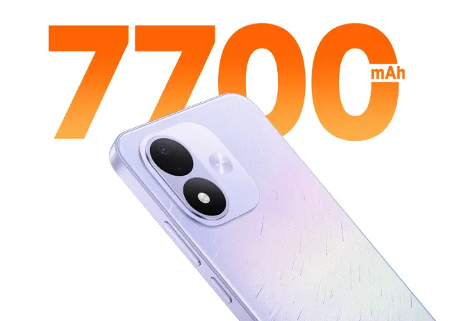 7700 mAh батерия за повече енергия