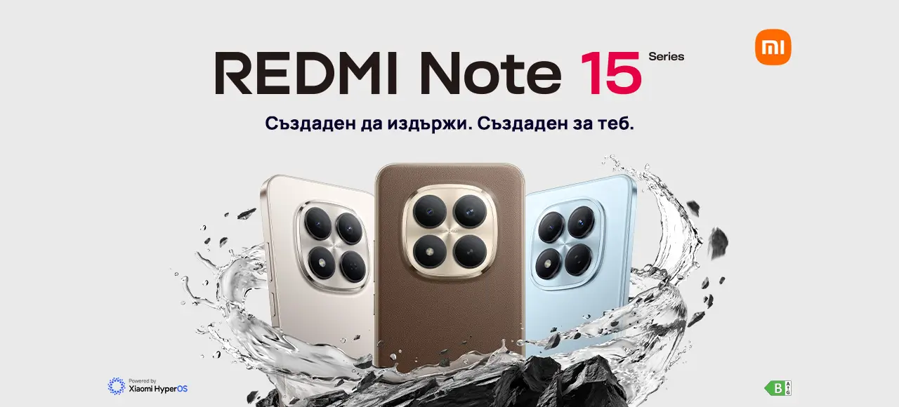 Новите модели Xiaomi REDMI Note 15 Pro във Vivacom