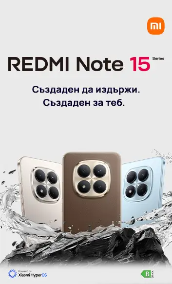Новите модели Xiaomi REDMI Note 15 Pro във Vivacom - мобилен екран