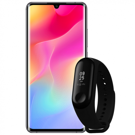 Xiaomi Mi Note 10 lite в комплект със смарт гривна MI BAND 3 се предлага от VIVACOM 