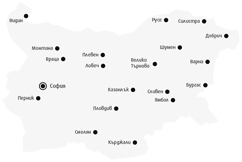 Карта на България
